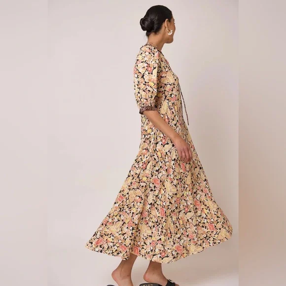 NWT Rixo Hanna Midi Dress - Picture 2 of 4